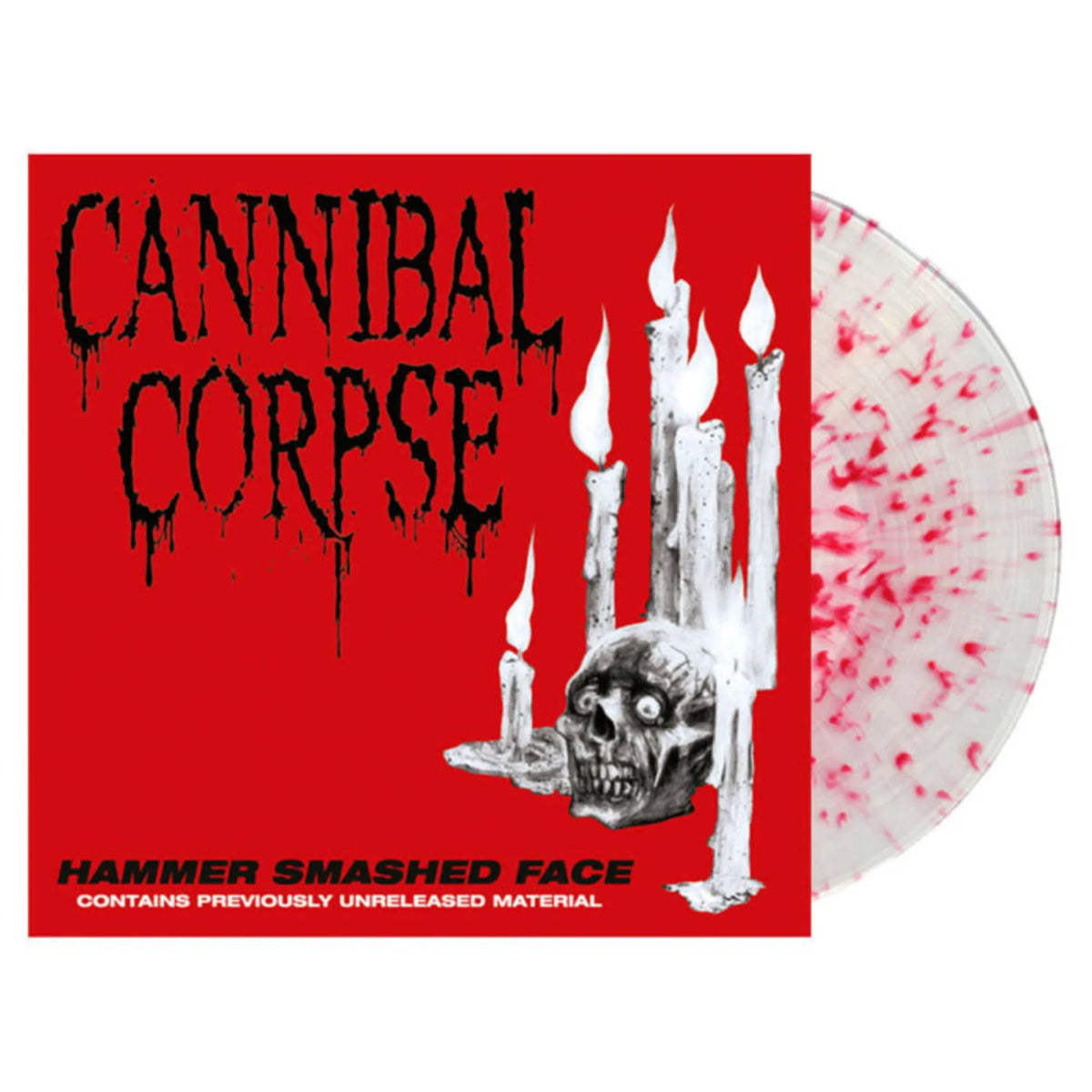 Cannibal Corpse - Hammer Smashed Face - Clear/Red Splatter Vinyl
