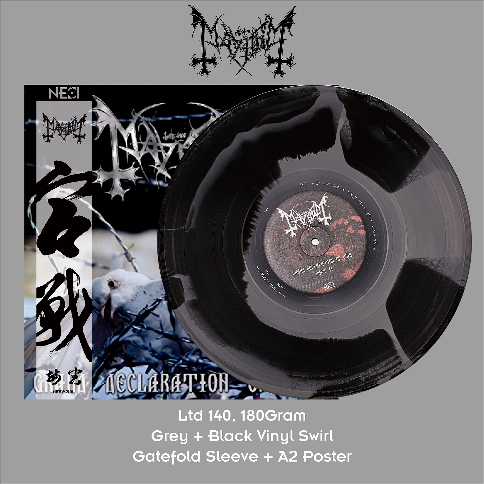 Mayhem - Grand Declaration Of War | Black Metal Vinyl LP 