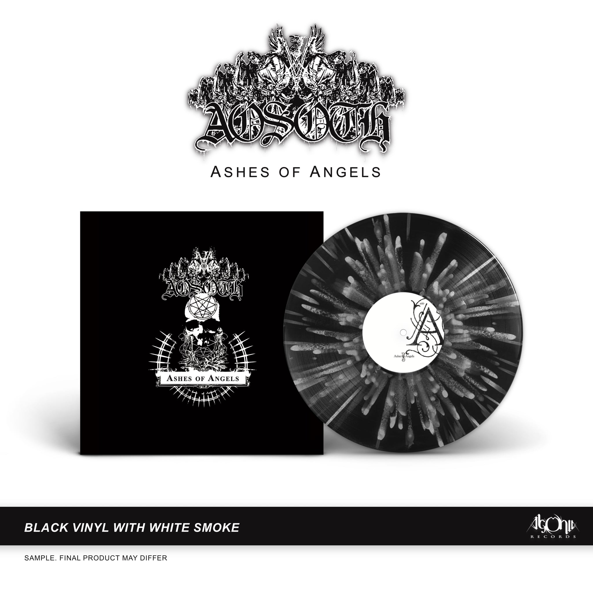 【ラプンツェル様用】IN ASYMMETRY / Ashes Of Dead Aosoth II - Ashes of Angels - Hand Numbered Black/White