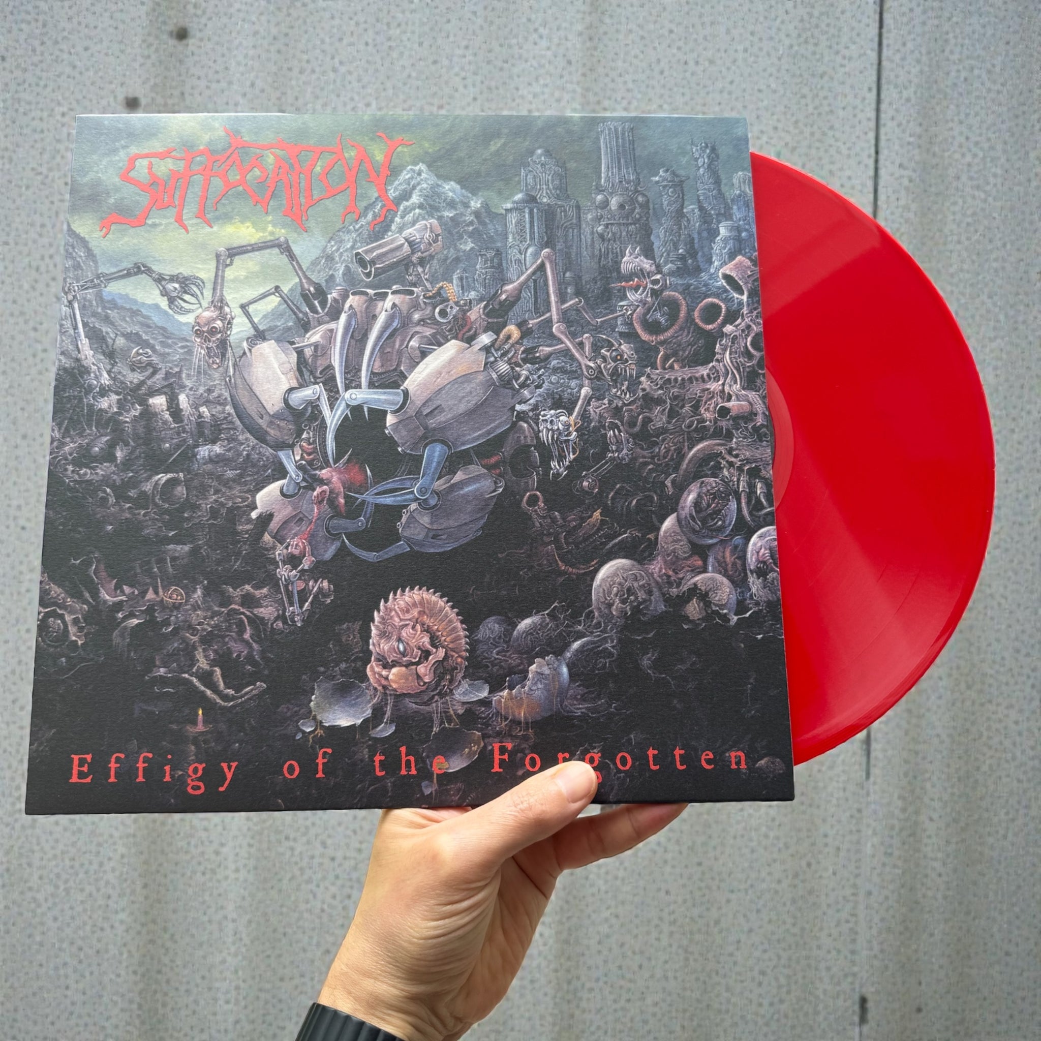 Suffocation Effigy of the Forgotten レコード SUFFOCATION - Effigy of the Forgotten - LTD Red Vinyl LP