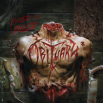 Obituary - Inked In Blood - Blood Red Cloudy Effect Gatefold Color Vinyl LP - Blastbeats Vinyl