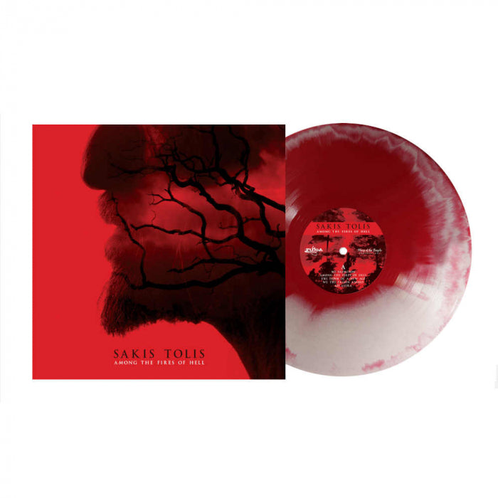 Sakis Tolis - Among The Fires Of Hell LP in 2 Variants (Red Haze/Orange Marble) - Blastbeats Vinyl