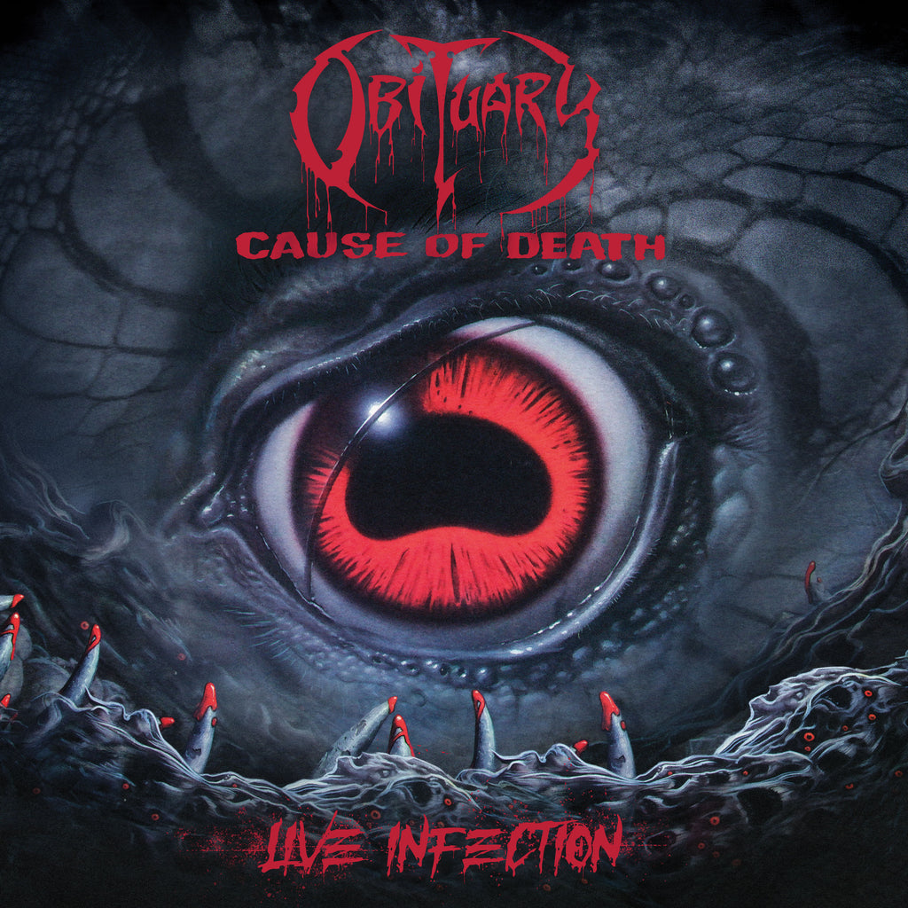 Obituary - Cause of Death - Live Infection - Metallic Silver *LTD to 1061* - Blastbeats Vinyl