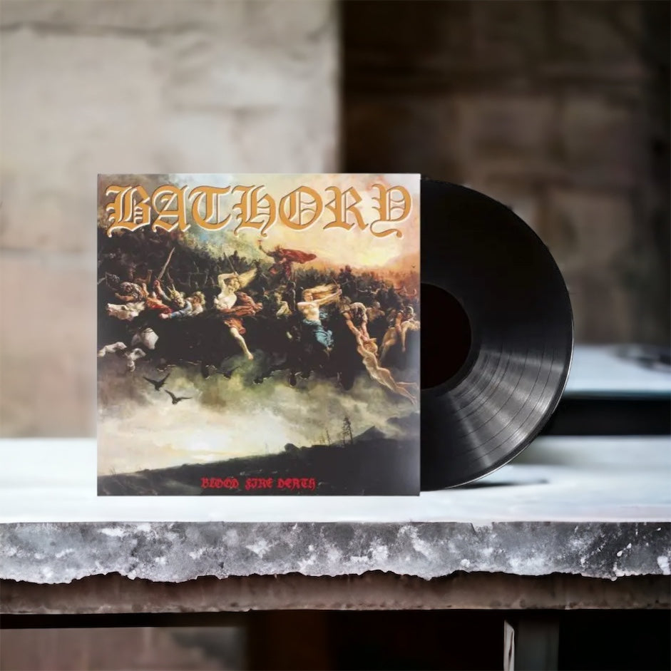 Bathory "Blood Fire Death" Vinyl LP (Official Pressing) - Blastbeats Vinyl